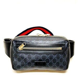 Gucci Waist Pouch Black PVC mon-972-091125